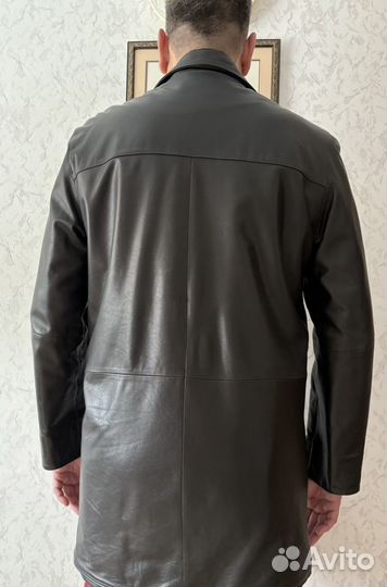 Кожаная куртка мужская 54 56 размер