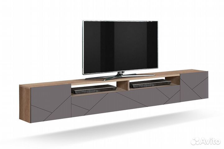 Тумба подвесная мдф с фрезировкой