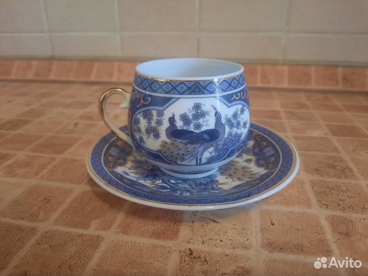 Чашка с блюдцем (Япония)