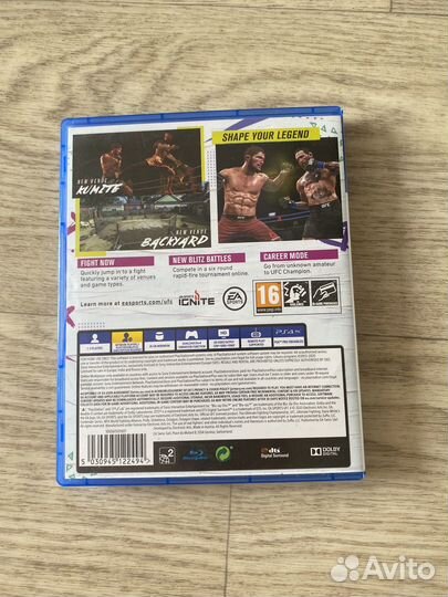 Диски на ps4 ufc 4