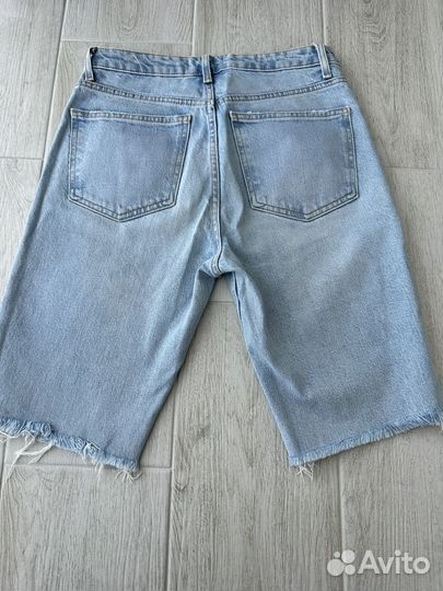 Джинсовые шорты zara 36