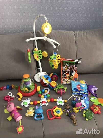 Погремушки и игрушки пакетом