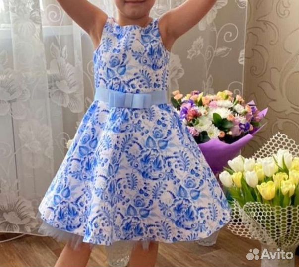 Платье праздничное для девочки рост 110-116