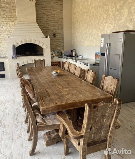 Деревянная мебель садовая мебель