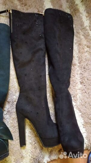 Сапоги ботфорты