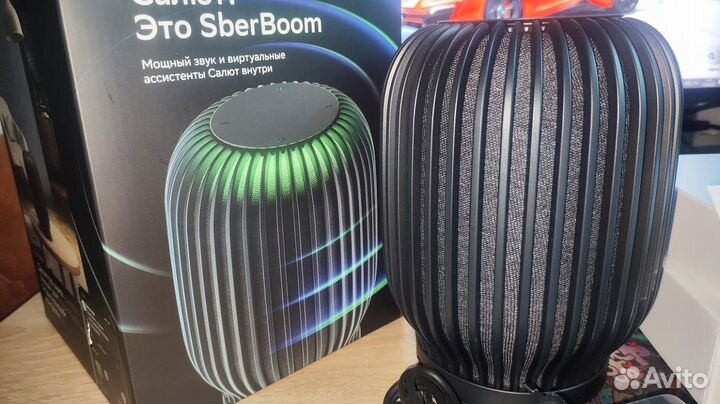 Умная Колонка Сбербум SberBoom, черная