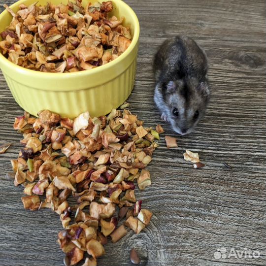 Сушеные яблоки для грызунов 100г