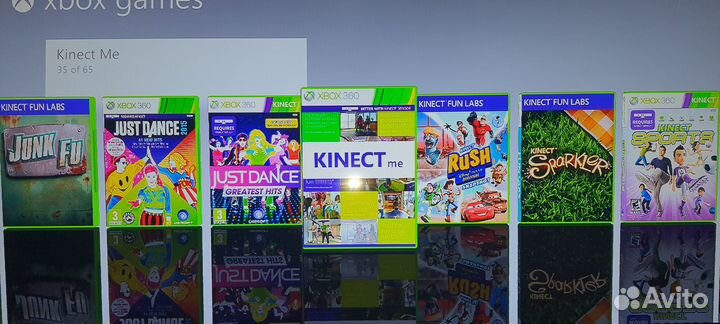 Xbox 360 Slim 320 Гб. 100 игр. Kinect. Вариант 5