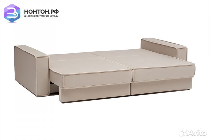 Диван тик-так Сохо 3-х местный бежевый