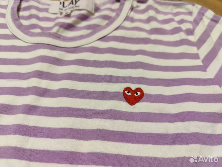 Лонгслив женский Play Comme des Garcons