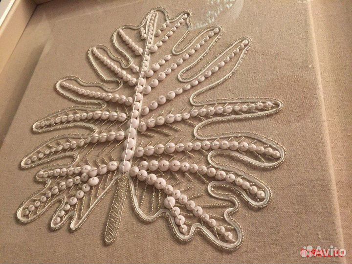 218677 Панно Bello Pittura Листья из бисера 1