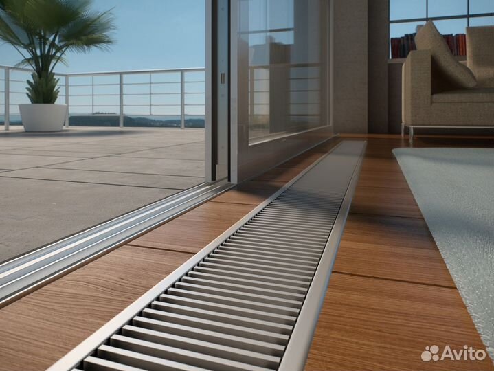 Конвектор в пол kwhv 250-85-2900 мощность 4893 Вт