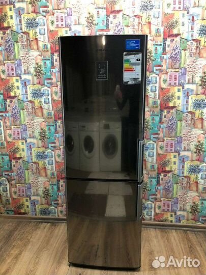 Холодильник бу серебристый с гарантией