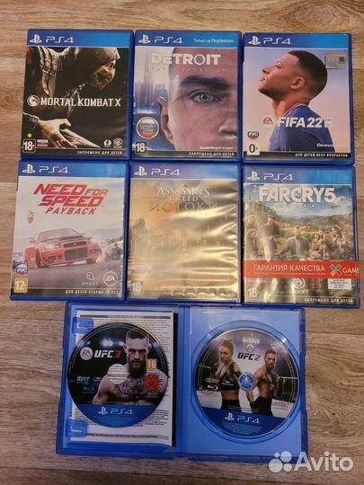 Диски игры для ps4