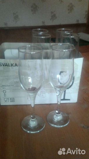 Новые фужеры для шампанского