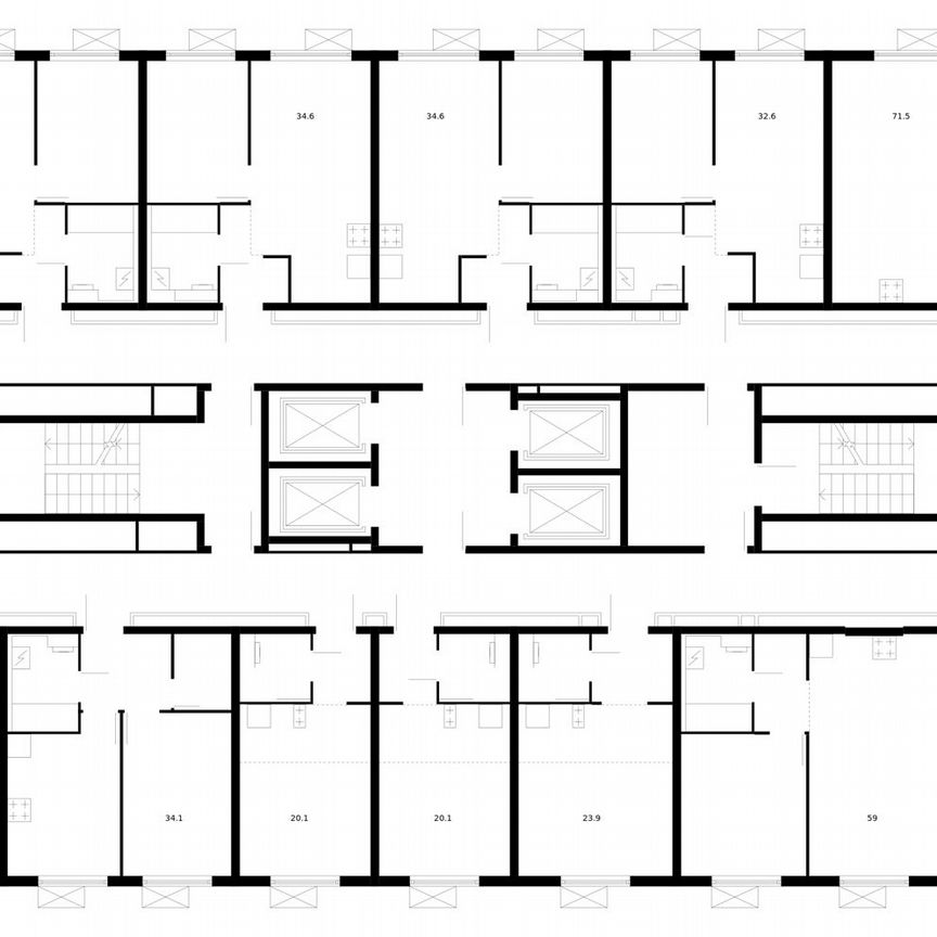 2-к. квартира, 46,3 м², 19/33 эт.