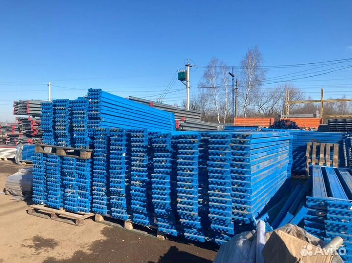 Стеллажи паллетные металлические