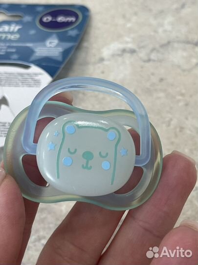 Соска пустышка avent 0 6