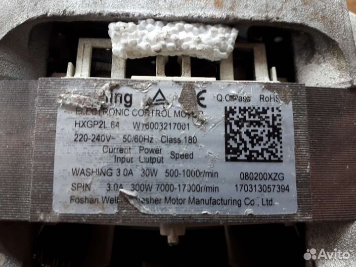 Электродвигатель для стиральной машины