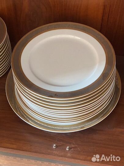 Сервиз Thun Опал(кант платина, золото) много всего