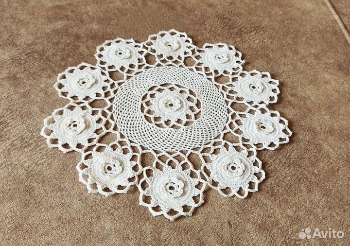 Салфетки вязаные ручная работа