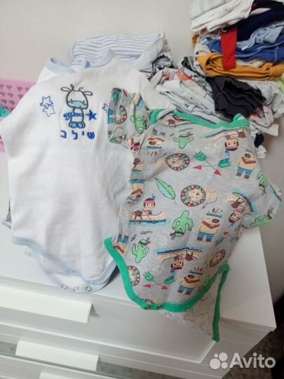 Вещи пакетом на мальчика 0-7 мес