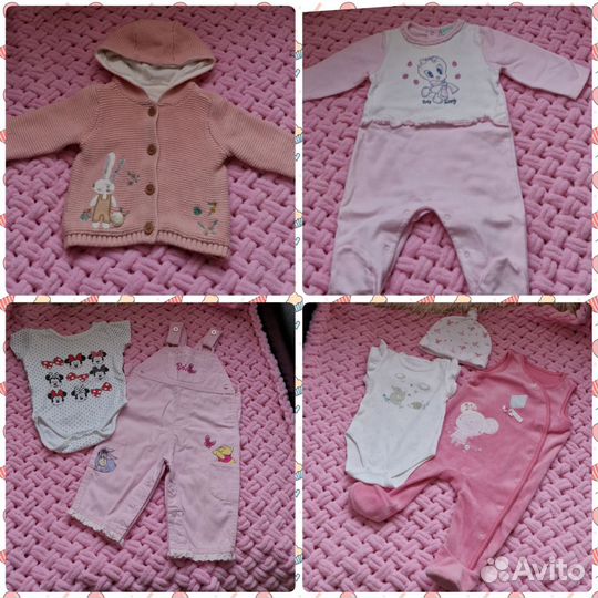Фирменная одежда для девочки 62-68