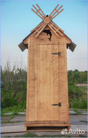 Уличный туалет с установкой PLJ