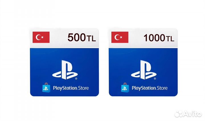 Пополнение 500 playstation store Турция