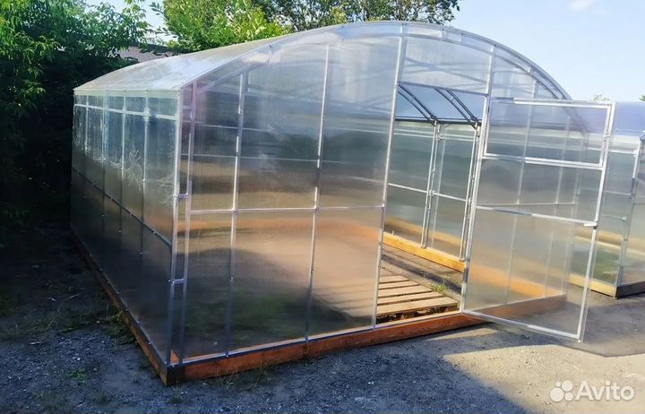 Теплица Прямостенная 3 на 6м с поликарбонатом 4мм