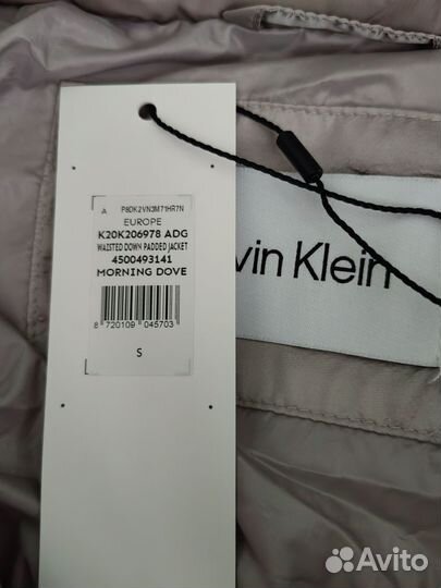 Calvin klein пуховик женский s