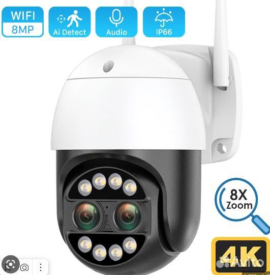 8-мегапиксельная IP-камера Wi-Fi камера