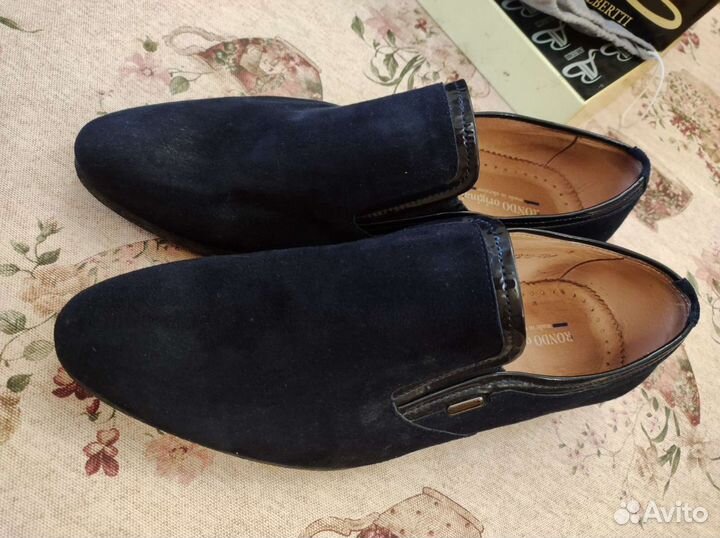 Туфли мужские40 размер натуральная замша
