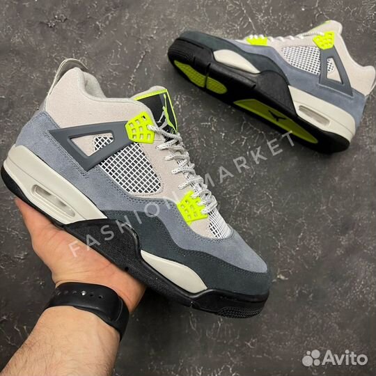 Кроссовки Air Jordan 4 SE Neon