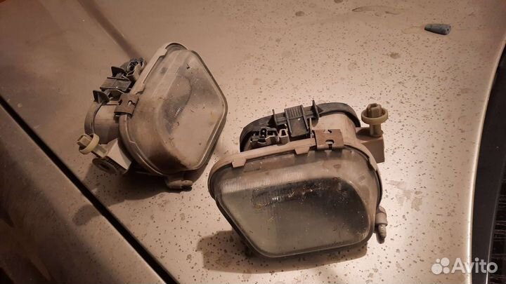 Противотуманки w210 mercedes