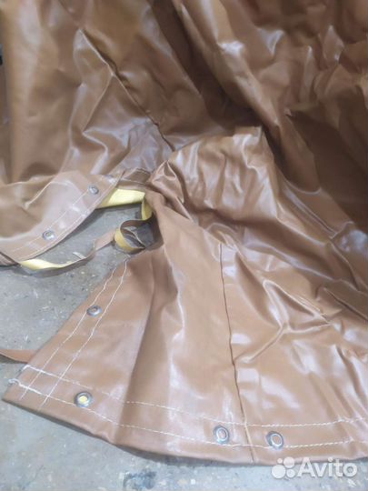 Тент для мотороллера коричневый