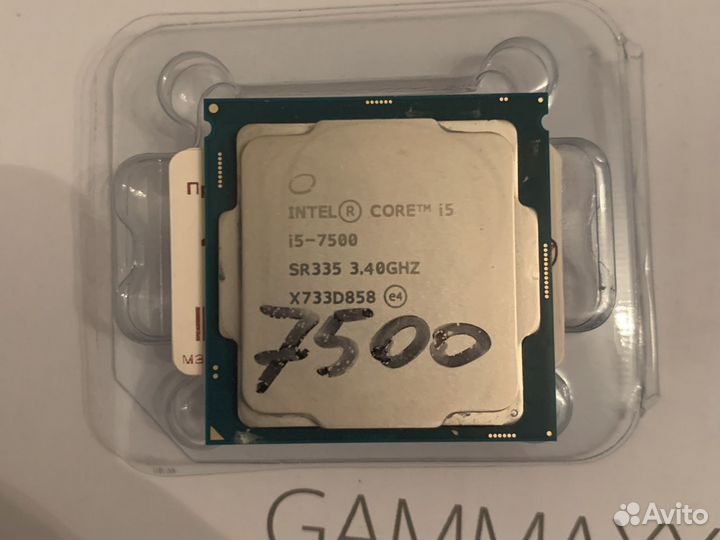 Процессор intel core i5 7500 3.40GHZ