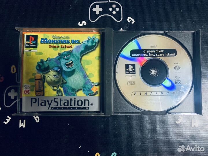 Disney Pixar Monster Inc Scare Island ps1