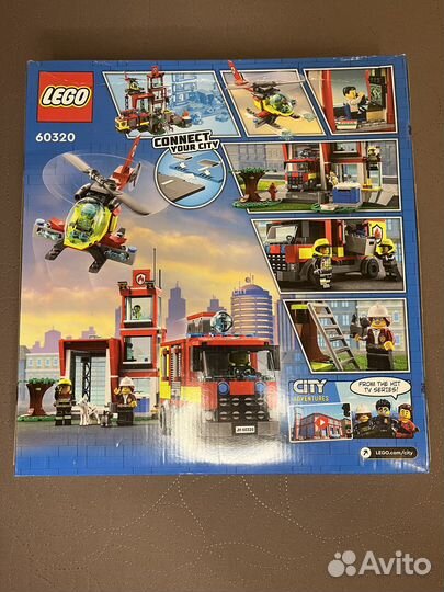 Конструктор lego City Пожарная часть