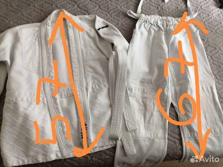 Продам костюм для дзюдо, рост примерно 120см