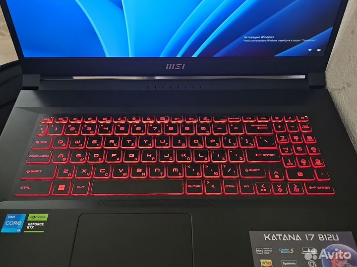 Игровой ноутбук MSI Katana GF66 12UE-1060RU