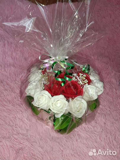 Букет цветов из мыла