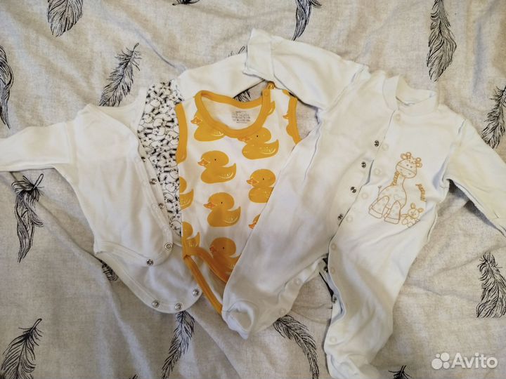 Детские вещи пакетом на мальчика 56размер