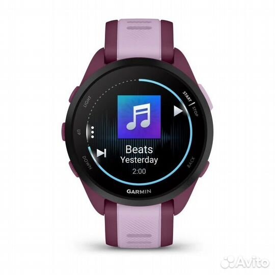 Часы Garmin Forerunner 165 Music Berry Lilac 010-02863-33