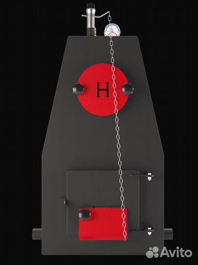 Твердотопливный котёл 100 квт