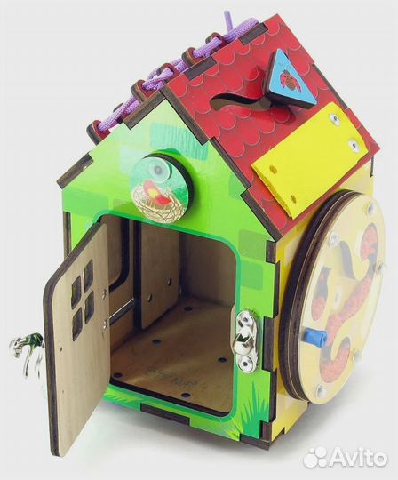 Развивающая игра Бизиборд домик