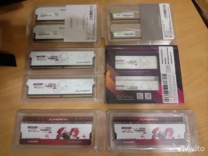 DDR5 и DDR4 16/32GB