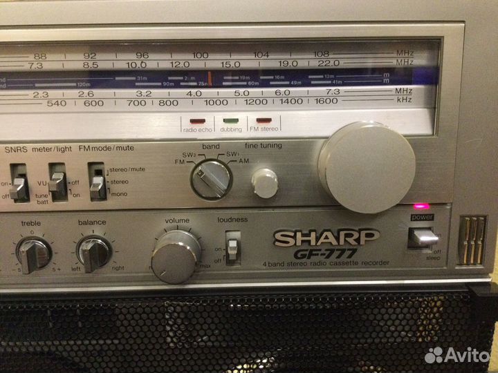 Магнитола Sharp GF -777z В идеале, FM 87,6-108