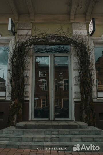 Оформление входной группы, фасада, витрин магазина