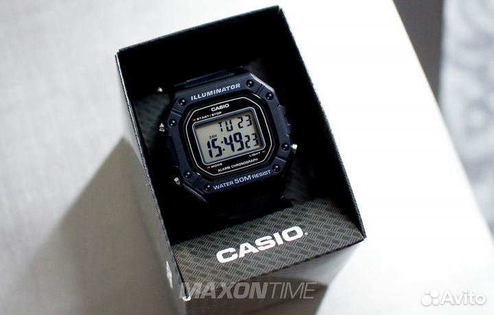 Casio W-218H-1A новые оригинал